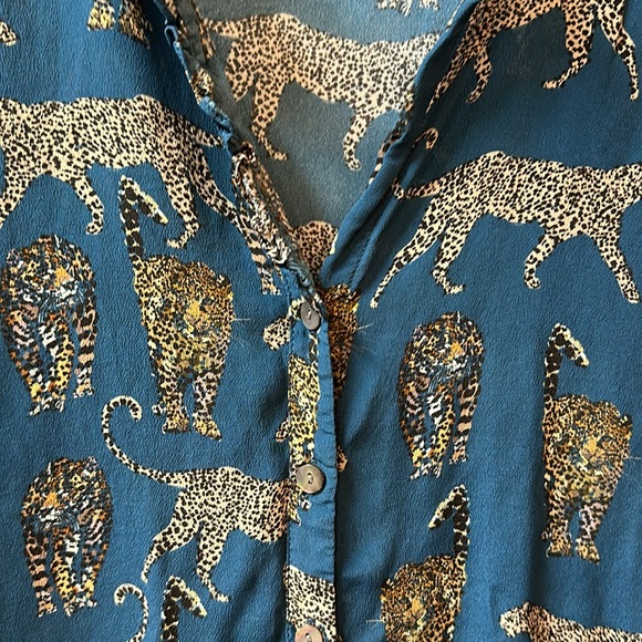 🔥KACHEL X Anthropologie Cheetah blouse - Picture 10 of 16